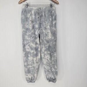 Richer Poorer Blue Tie Dye Fleece Sweatpants Joggers Womens Large L Drawstring